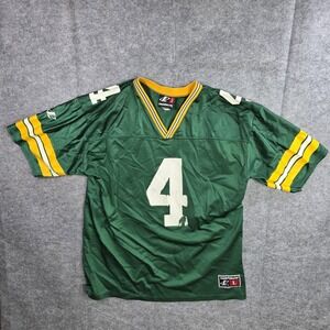 Vintage Logo Athletic Brett‎ Favre Green Bay Packers Jersey Mens Large Football